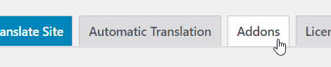 TranslatePressアドオン