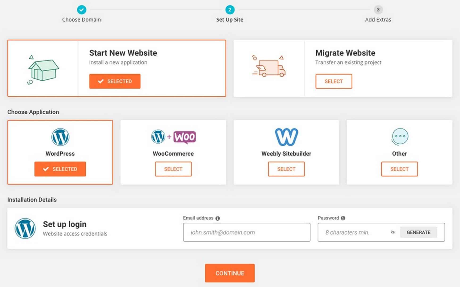 choisissez votre cms sur siteground