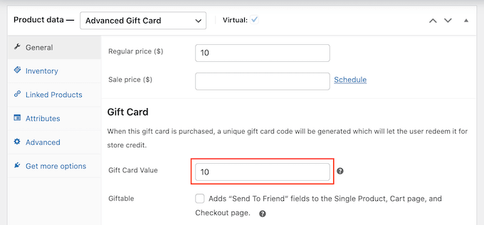 How to add advanced gift cards in WooCommerce