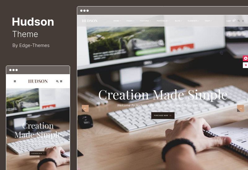 Hudson Theme - Stilvolles Business-Thema