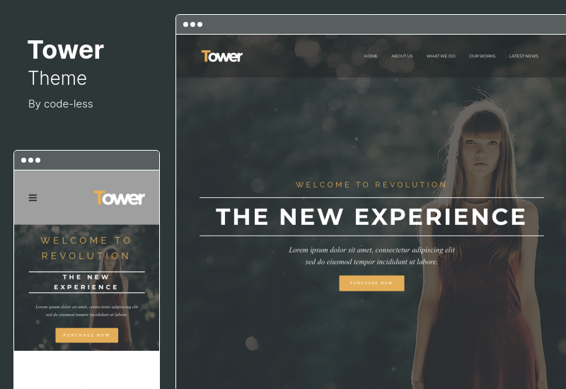 Tema Tower - WordPress pentru afaceri