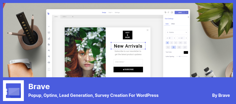 Brave Plugin - Popup، Optins، Lead Generation، Survey Creation for WordPress