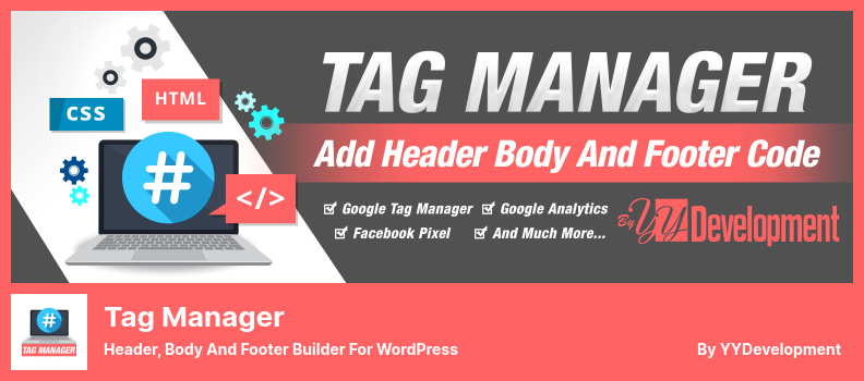 Plugin Tag Manager - Generatore di intestazione, corpo e piè di pagina per WordPress