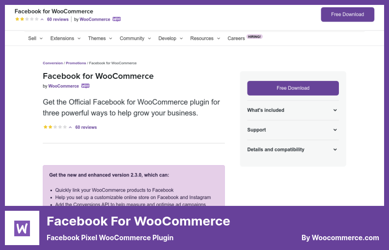 Plugin do Facebook para WooCommerce - Plugin do Facebook Pixel WooCommerce