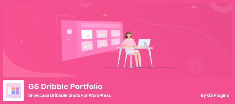 Plugin GS Dribble Portfolio - Menampilkan bidikan Dribbble Untuk WordPress