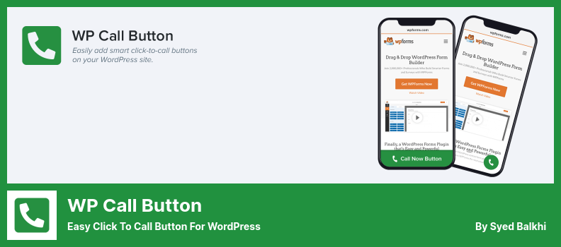 WP Call Button Plugin - انقر بسهولة على زر الاتصال لـ WordPress