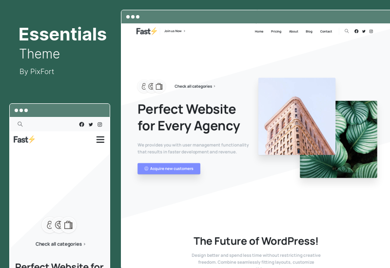 Tema Essentials - Tema WordPress multiuso