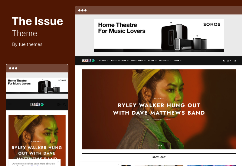 The Issue Theme - นิตยสารอเนกประสงค์ WordPress Theme