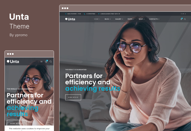 Unta Theme - WordPress ธุรกิจอเนกประสงค์