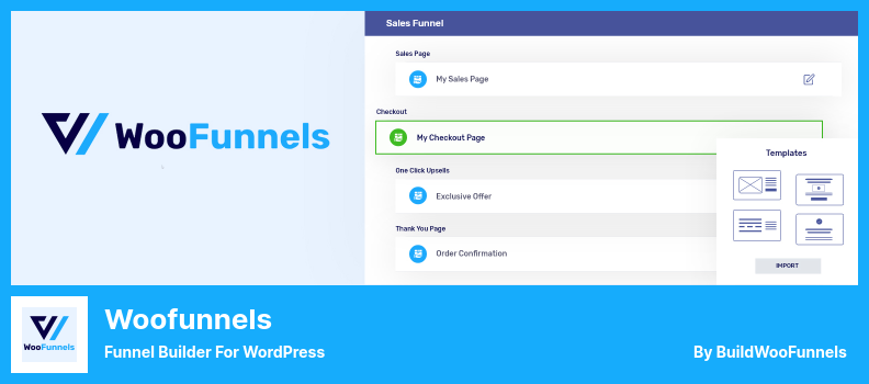 ปลั๊กอิน Woofunnels - ตัวสร้างช่องทางสำหรับ WordPress