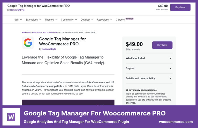 WooCommerce PRO Eklentisi için Google Etiket Yöneticisi - WooCommerce Eklentisi için Google Analytics ve Etiket Yöneticisi