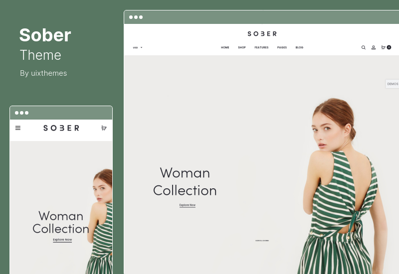 Tema Sober - Tema WordPress WooCommerce