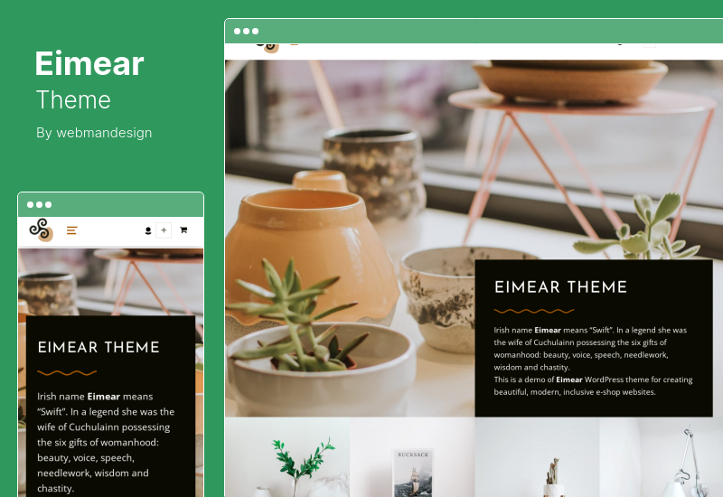 Tema Eimear - Tema WordPress WooCommerce Inklusif