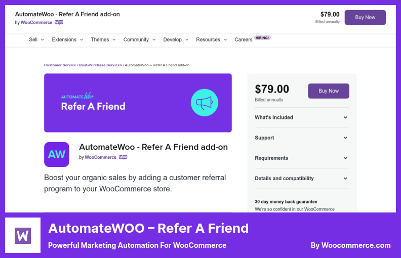 AutomateWOO - Complemento Recomendar a un amigo: potente automatización de marketing para WooCommerce