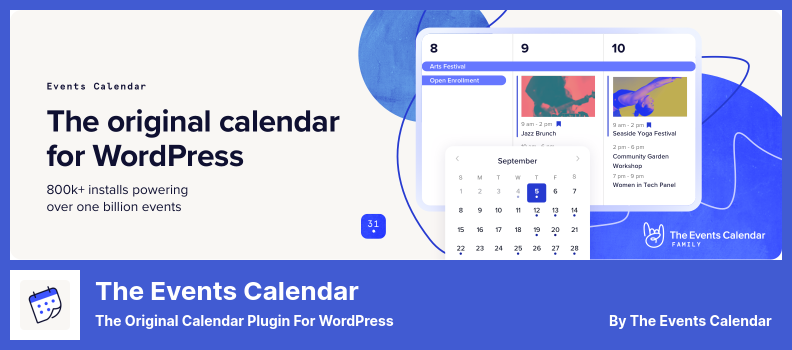 Pluginul pentru calendarul evenimentelor - Pluginul original pentru calendar pentru WordPress