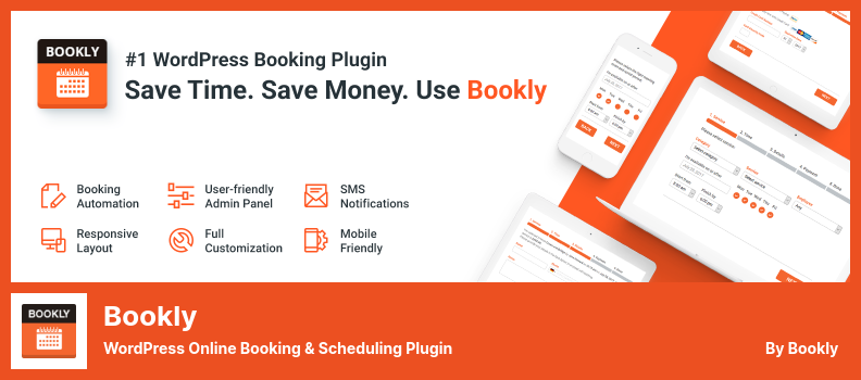 Plugin Bookly - Plugin de réservation et de planification en ligne WordPress