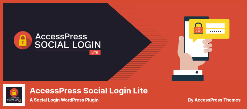 Complemento AccessPress Social Login Lite: un complemento de WordPress de inicio de sesión social