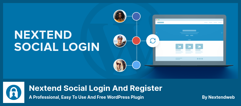 Nextend Social Login and Register Plugin - برنامج إضافي احترافي وسهل الاستخدام ومجاني لبرنامج WordPress