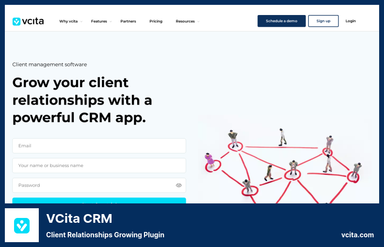 ปลั๊กอิน vCita CRM - ความสัมพันธ์กับลูกค้าที่กำลังเติบโต