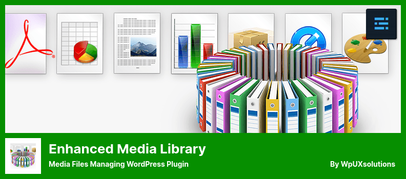 Plugin Perpustakaan Media yang Ditingkatkan - File Media Mengelola Plugin WordPress