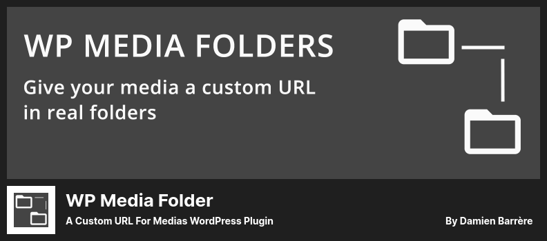 WP Media Folder Plugin — niestandardowy adres URL wtyczki Medias WordPress