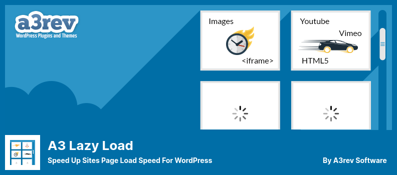 A3 Lazy Load Plugin - เร่งความเร็วหน้าโหลดหน้าเว็บไซต์สำหรับ WordPress