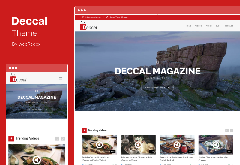 Tema Deccal - Tema WordPress per blog video