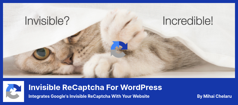 reCaptcha غير المرئي لبرنامج WordPress الإضافي - يدمج reCaptcha غير المرئي من Google مع موقع الويب الخاص بك