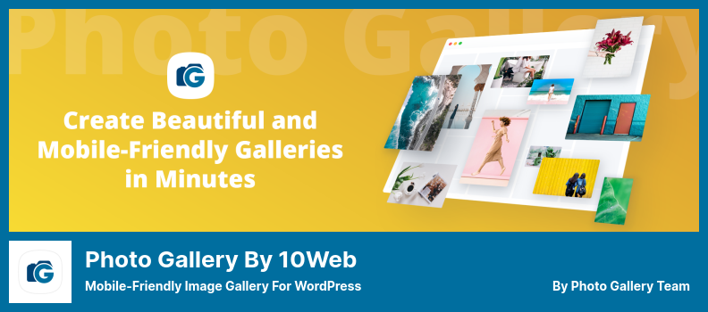 Galería de fotos de 10Web Plugin - Galería de imágenes compatible con dispositivos móviles para WordPress