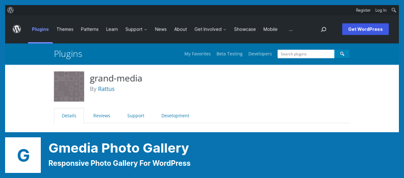 ปลั๊กอิน Gmedia Photo Gallery - แกลเลอรีรูปภาพที่ตอบสนองต่อ WordPress