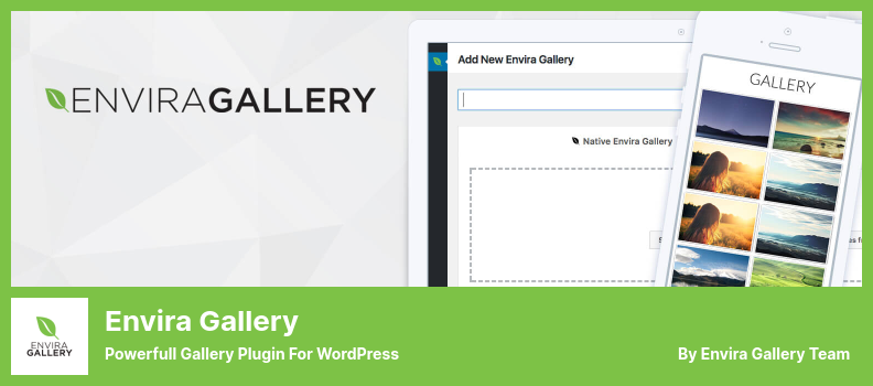 Envira Gallery Plugin - Potente complemento de galería para WordPress