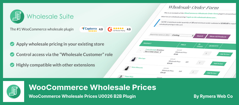 Prix ​​de gros WooCommerce Plugin - Prix de gros WooCommerce u0026 Plugin B2B