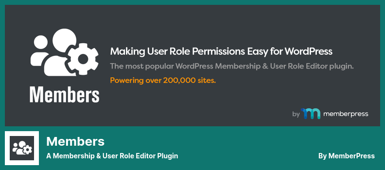 Plugin pentru membri - un plugin pentru editorul de rol de membru și utilizator