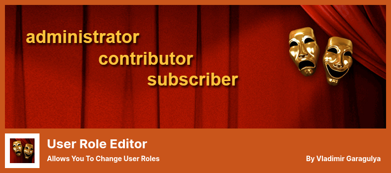 Plugin User Role Editor - Permite que você altere as funções do usuário