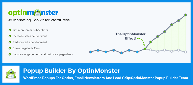 Popup Builder par OptinMonster Plugin - Popups WordPress pour Optins, newsletters par e-mail et génération de leads