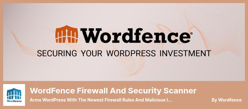 WordFence Firewall- und Sicherheits-Scanner-Plugin – Rüstet WordPress mit den neuesten Firewall-Regeln und bösartigen IP-Adressen aus