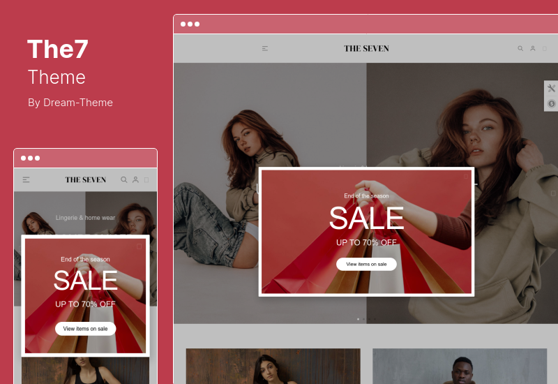 The7 Theme - Creator de site-uri web eCommerce pentru WordPress