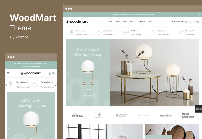 Tema WoodMart - Tema WooCommerce multiuso