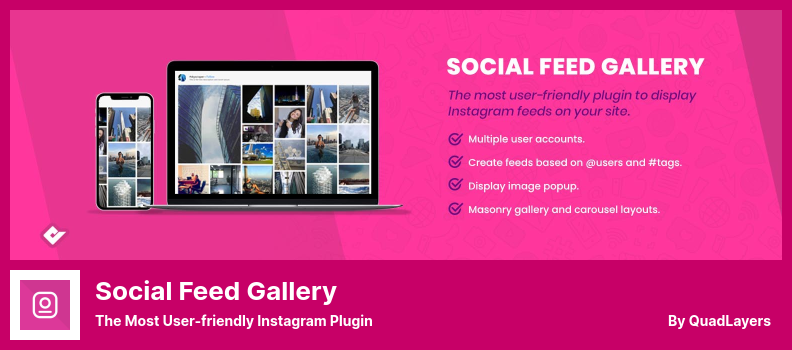 Plugin da Galeria de feeds sociais - o plugin do Instagram mais fácil de usar