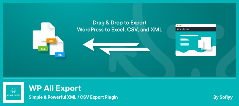 Complemento WP All Export: complemento de exportación XML / CSV simple y potente