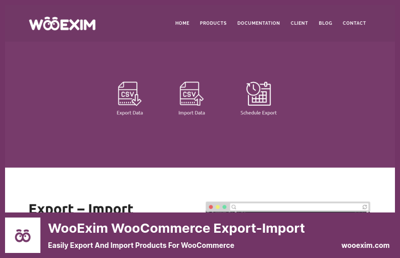 Plugin Ekspor-Impor WooExim WooCommerce - Mudah Mengekspor dan Mengimpor Produk Untuk WooCommerce