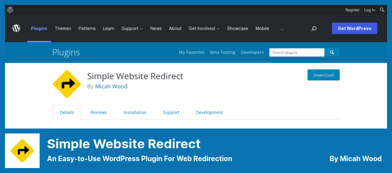 Simple Website Redirect Plugin - Un plugin WordPress facile da usare per il reindirizzamento web