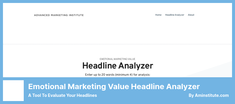 Plugin Emotional Marketing Value Headline Analyzer - uno strumento per valutare i tuoi titoli