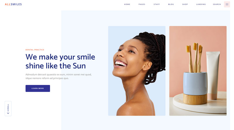 AllSmiles WordPress Theme