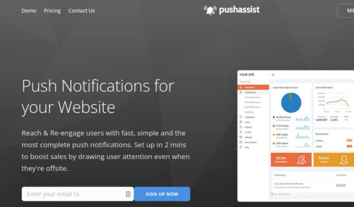 Pushassist sebagai alternatif PushCrew