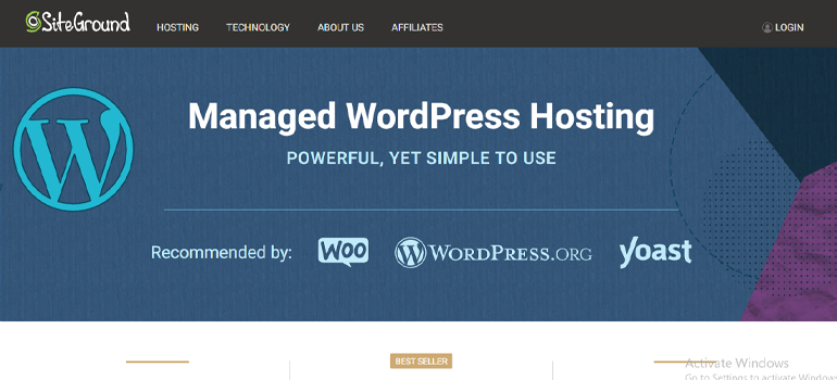 SiteGround Il miglior hosting WordPress