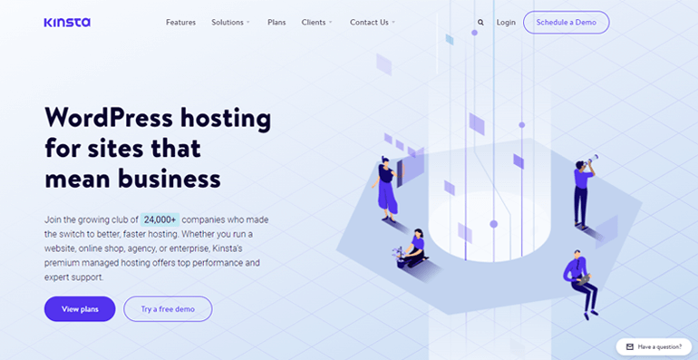 Hosting WordPress di Kinsta