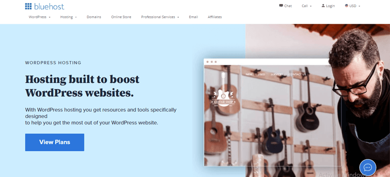 Bluehost Лучший хостинг WordPress