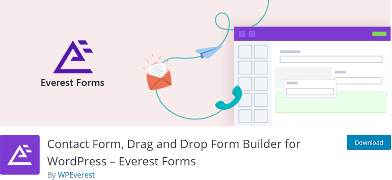 Plugin per WordPress di Everest Forms