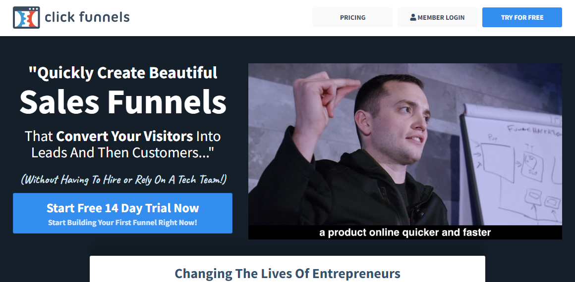 Clickfunnels- أفضل بديل لـ Kajabi